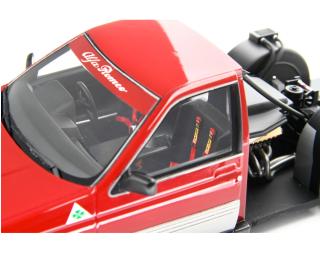 Alfa Romeo 164 Procar Prototipo 1988 Rosso alfa - Rot Laudoracing 1:18 Resinemodell (Türen, Motorhaube... nicht zu öffnen!)
